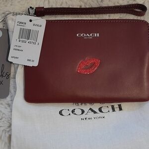 Coach Limited Edtion Lip Wristlet NWT